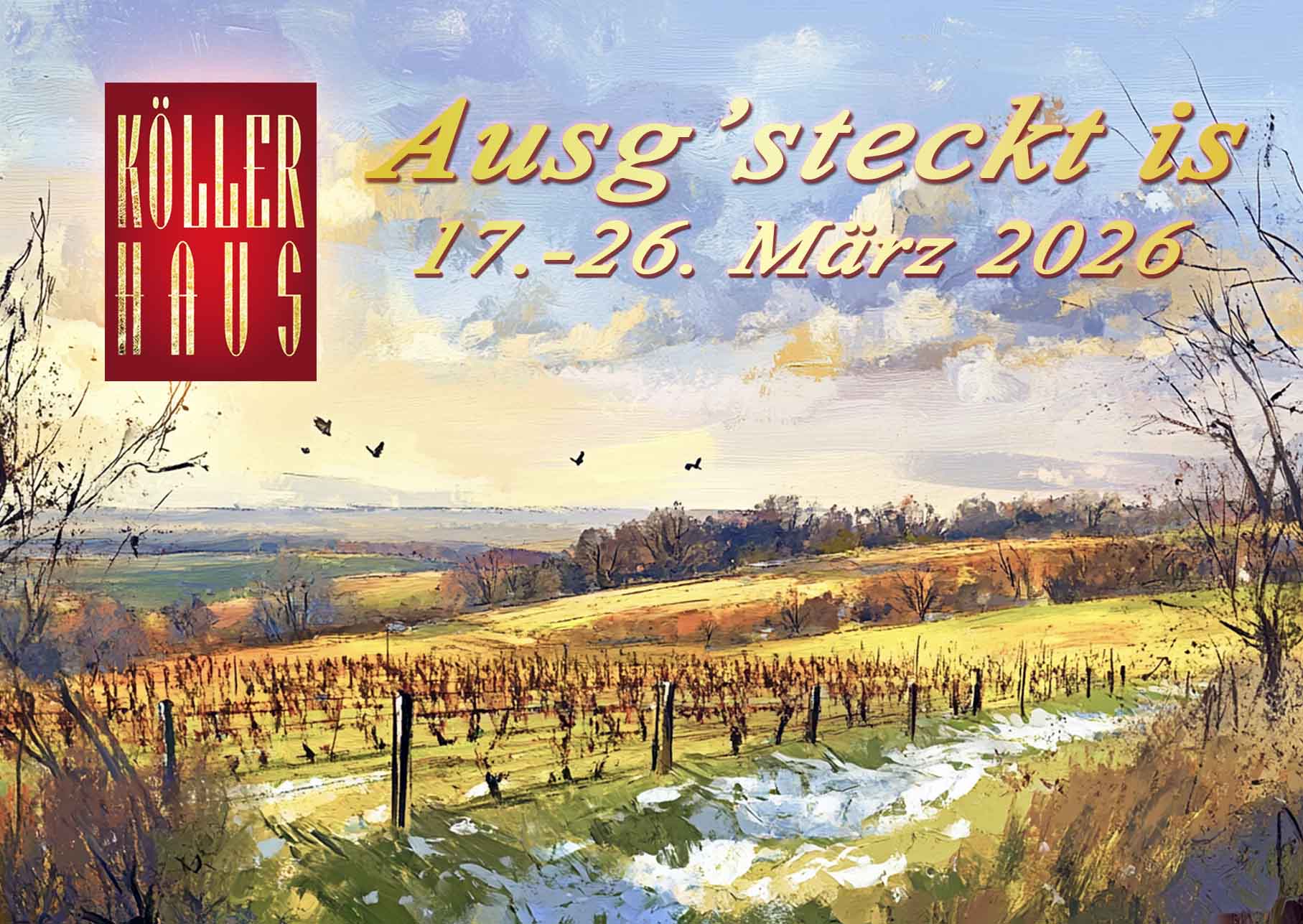 Flyer Ausg’steckt im Köllerhaus