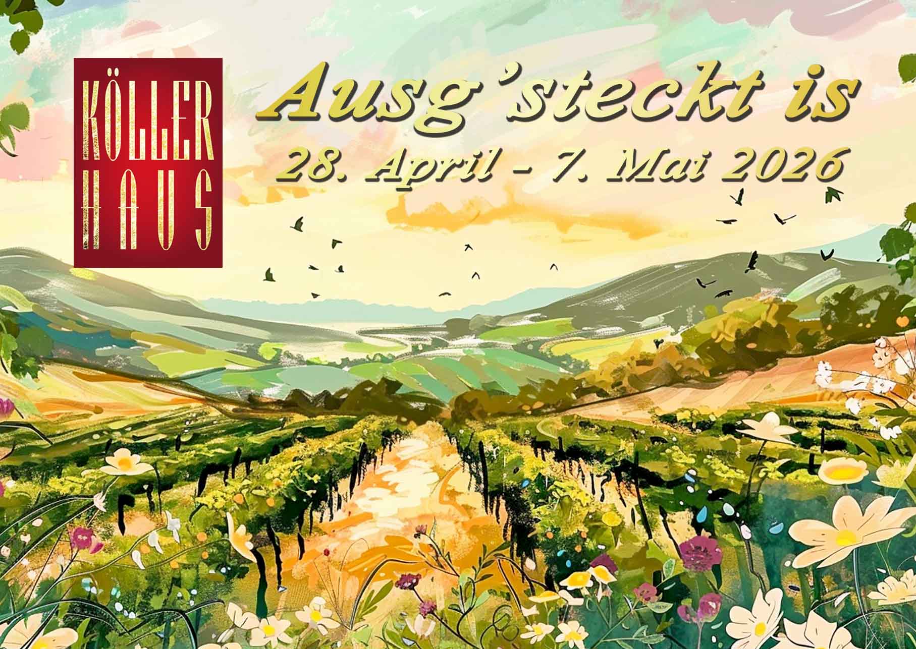 Flyer Ausg’steckt im Köllerhaus